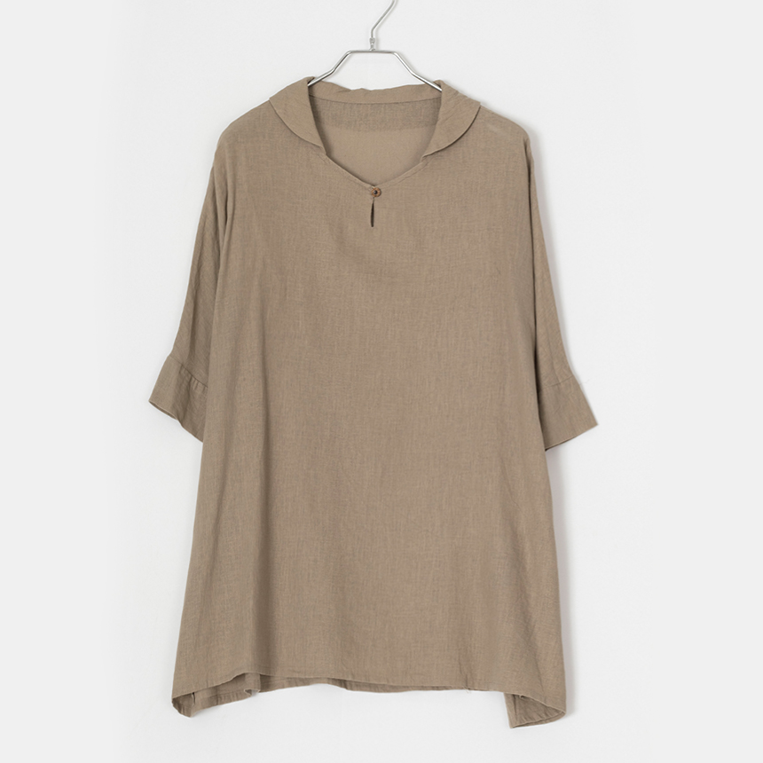 noa-ge ( size : L ) linen blouse