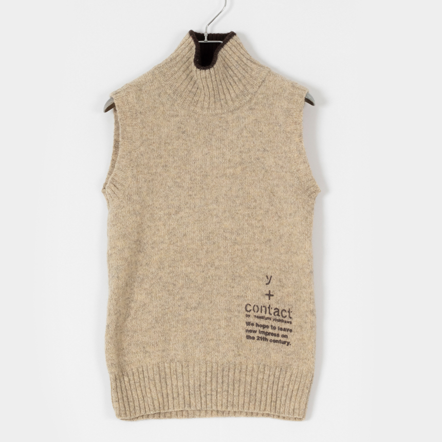 y+contact ( 권장 M ) turtleneck knit vest