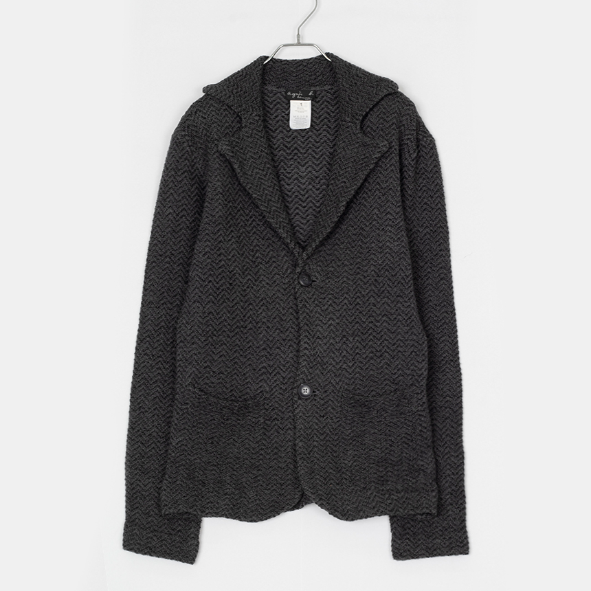 agnis b ( 권장 men M ) wool cardigan jacket