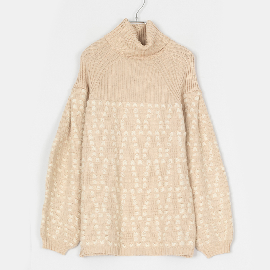 dazzlin ( size : F ) turtleneck knit
