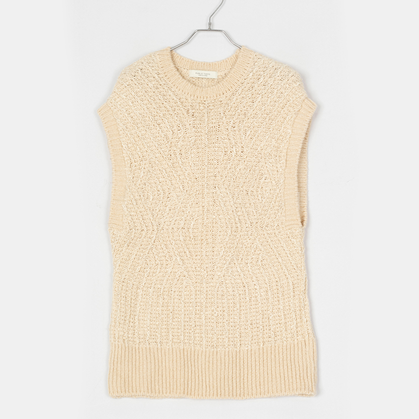 public tokyo ( size : F , made in japan ) knit vest