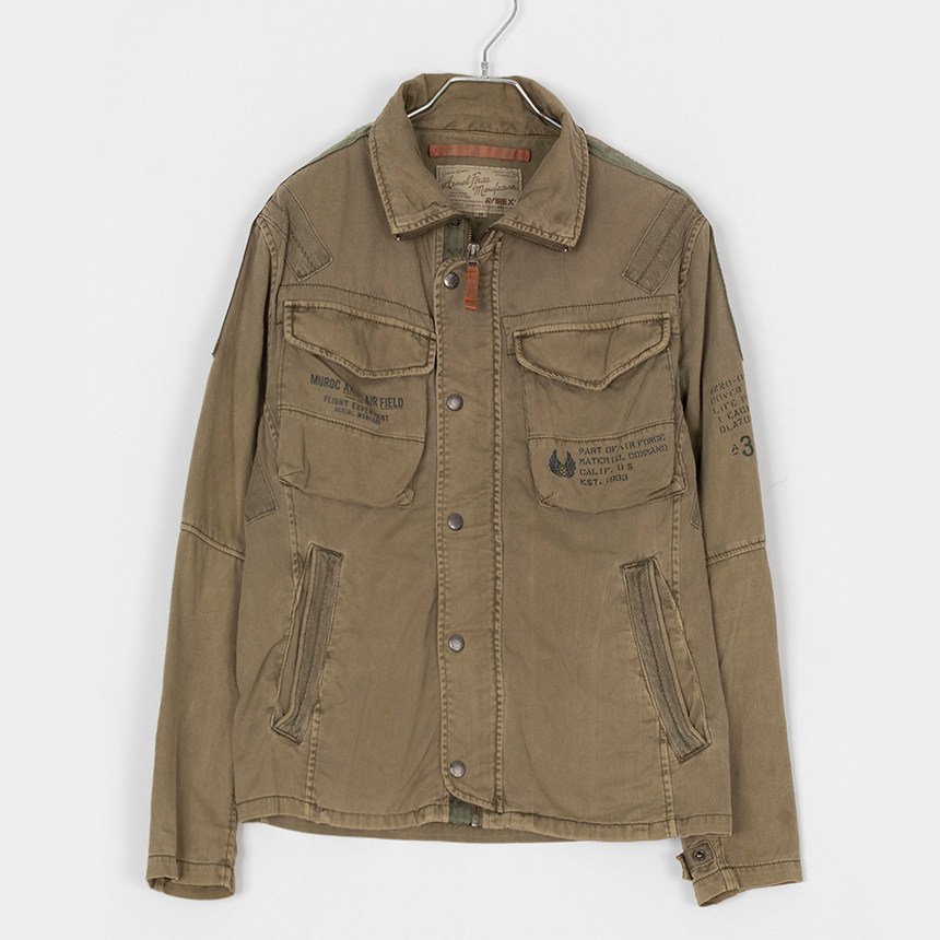 avirex ( size : men M ) zip-up jacket